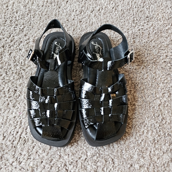 Free People Women's Finn Fisherman Platform Sandals Size 7.5/38 - Picture 12 of 12